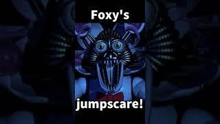 Foxy's jumpscares!!   #shorts #fnaf #fnaf2 #fanf3#fnaf4#freddy#chica