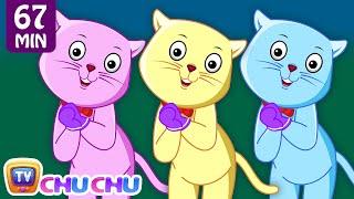 Three Little Kittens and Many More Kitten Cat Songs | Popular Nursery Rhymes Collection | ChuChu TV