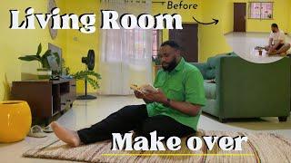 Living room make over vlog : Buying my first couch, rattan shopping, being a maximalist on a budget