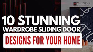 10 Unique Sliding Door Designs for Wardrobes by SLIDO | Sliding Wardrobe Design