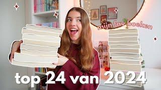 Mijn top 24 boeken van 2024 ️ + een aantal die ik minder vond  vlogmas dag 15