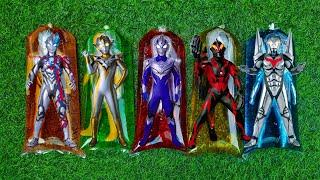 Ultraman Toys in Colored Plastic | Ultraman Blazar, Ultraman Fuma, Ultraman Noa, Belial, Grigio