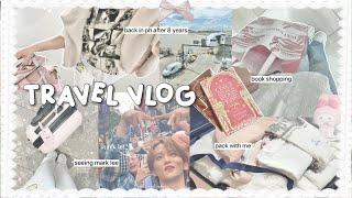 TRAVEL VLOG ️⋆˚࿔ ; back in philippines after 8 years!! pack with me, seeing mark lee, book shopping