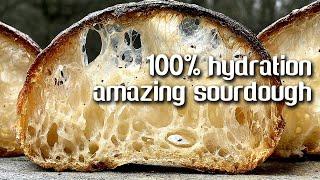 100% Hydration. Amazing Sourdough. Crystal Bread. | by JoyRideCoffee