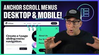 Single Page Scrolling Elementor Menu (Desktop & Mobile Anchor Scroll Menus)