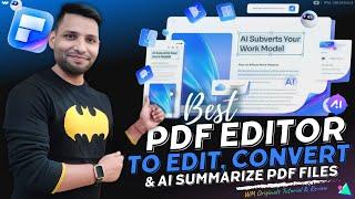 Best PDF Editor to Edit, Convert, Compress & AI Summarize PDF Files (2024) Wondershare PDFelement