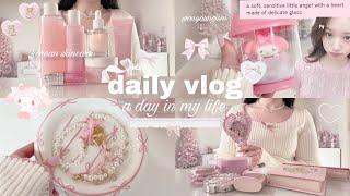 daily vlog ୨ৎ wonyoungism, new nails, korean skincare 🩰