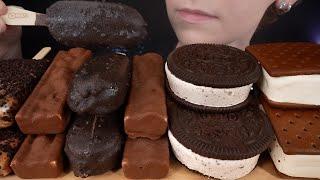 ASMR Oreo Cookies & Cream Chocolate Candy Ice Cream *Snickers, Twix, Oreo Cookie Sandwich 먹방