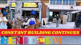 Benidorm's BAR & BUILDING WORKS UPDATE!‍️Aldi, NEW Beach Bar & Campsite + IS LIDL FINISHED YET?