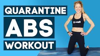 Quarantine Abs Workout - No Equipment (c!)