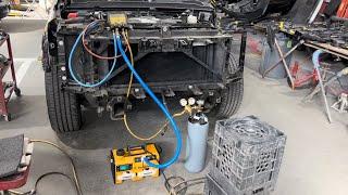 REFRIGERANT SYSTEM DRY NITROGEN PURGE