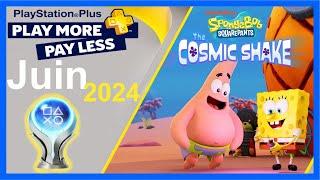 Bob l'éponge : The Cosmic Shake ( Ps + Juin 2024) Trophée platine SYMPA ? Temps,Difficulté &Infos !