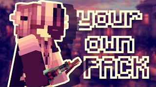 How to make YOUR OWN Cosmetics Skin Pack (MCPE/MCBE)