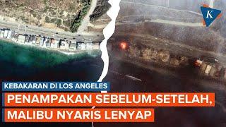 Malibu Sebelum dan Setelah Kebakaran Los Angeles, Sepertiga Sisi Timur Nyaris Lenyap