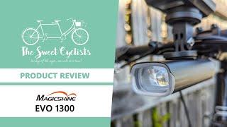 Magicshine EVO 1300 Sharp Beam Cutoff Bike Headlight Review - feat. Topside Garmin Mount + USB-C