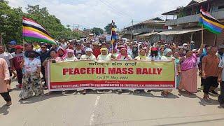 PEACEFUL MASS RALLY AT KAKCHING #kakching #news #IMAGETV