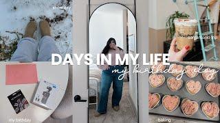 BIRTHDAY VLOG | snow day, target shopping, girls day in san antonio, baking, & more!