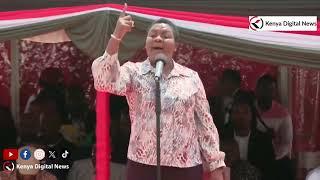 Listen to What Kisii Woman Rep Donya told DP Kindiki Face to face in Kisii!!