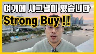 여기에 시그널이 떴습니다. Strong Buy!!