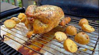 Weber Q – Sunday Roast Chicken Dinner | How to Roast a Chicken on your Weber Q