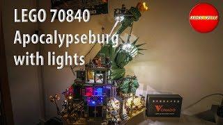 Lego 70840 Apocalypseburg - with lights / lit up