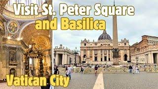 VISIT VATICAN CITY| INSIDE ST. PETER SQUARE AND BASILICA #vatican #italy #tour