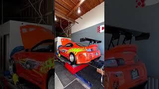 Toyota Supra OVERPOWERS Dyno! (burns out on dyno)