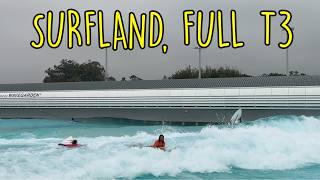 Wave pool! Surfing the Full T3 (Turns 3) at Wavegarden, Surfland Brasil - 09 September 2024 (RAW)