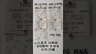 69회차 환급인증 프로토 주력,부주력 당첨! 정보방 공유중 #스포츠토토 #프로토 #프로토분석 #스포츠이회장