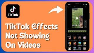 How to Fix ‘TikTok Effects Not Showing on Videos’ 2024