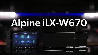 Alpine iLX-W670 touchscreen receiver | Crutchfield