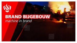 Prio 1: Brand bijgebouw - machine in brand | Brandweer Haastrecht