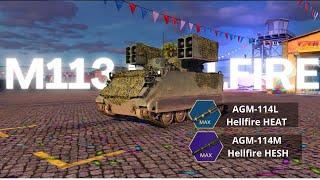 M113 Hellfire - Paper Armour but can Firing 2 ATGM at Same Time - MWT: Tank Battles