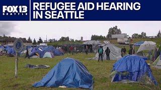 Arguments in hearing on withholding refugee aid | FOX 13 Seattle