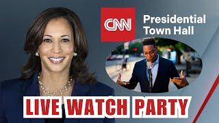 Reese Waters Live Kamala Harris CNN Town Hall Watch Party