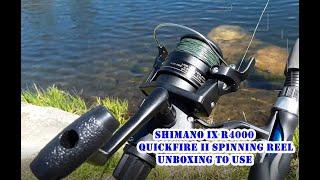 Shimano IX 4000R  QuickFire II Spinning Reel Unboxing to Use