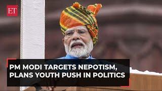 PM Modi calls for bringing 1 lakh youth into politics with no political lineage to counter nepotism