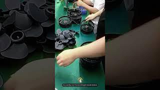 Fan Assembly Line: Precision Fitting for Smooth Rotation