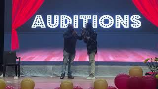 Stage Performance Local Show For Comedian Badram film house in Rajahmundry ||