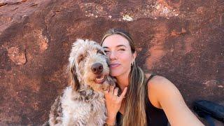 VLOG! Sedona Vortex, tent camping *alone* in the forest, full moon ceremony, A BEAR?!!!?