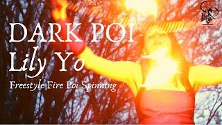  Fire POI SPINNING - Lily Yo Freestyle