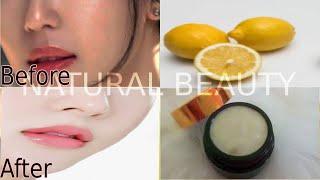 Lemon and starch cream for whiter skin from the first use