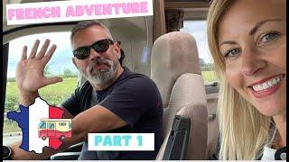 First time French Motorhome Adventure - Part 1 Folkstone tunnel crossing to Camping La Samaritaine