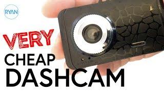 A REALLY CHEAP DASH CAM Review (with footage)