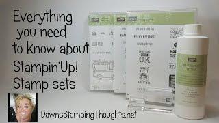 Everything you need to know about Stampin'Up! stamp sets with Dawn