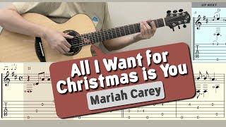 All I Want for Christmas is You / Mariah Carey (Guitar) [Notation + TAB]