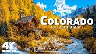 Colorado 4K Autumn Aerial Film - Breathtaking Views of the Rocky Mountains - Autumn 4K