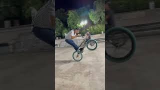 Icepick manual to barspin #viral #bike #bmxtricks #rideordie #bmxpro