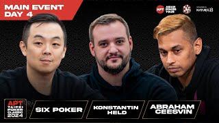 APT Taipei Poker Classic Main Event Day 4 - US$ 454,000 For First