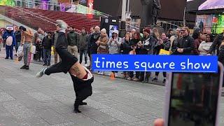 times square show - incredible day performance you must see